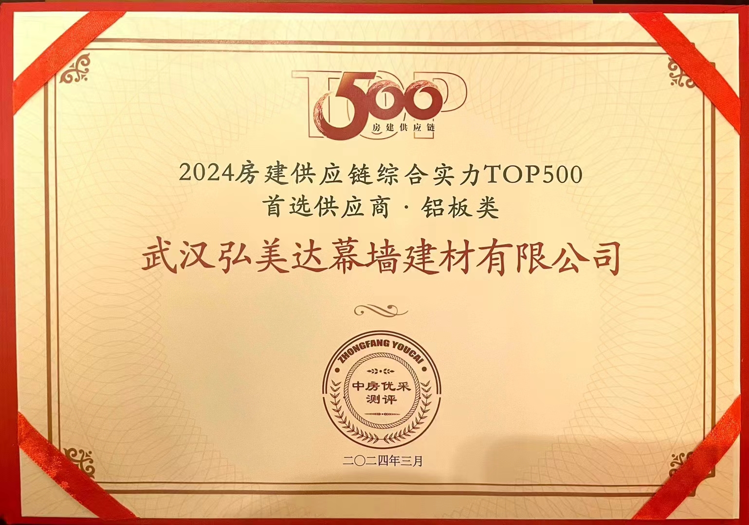 2024房建供應(yīng)鏈綜合實(shí)力TOP500